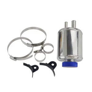 Aluminum Alloy Racing Power Steering Fluid Reservoir Tank 90mm Fill Neck - Picture 1 of 11
