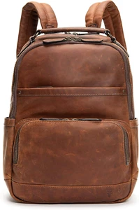 FRYE Logan Backpack Cognac Antique Pull Up One Size Size, - Picture 1 of 6