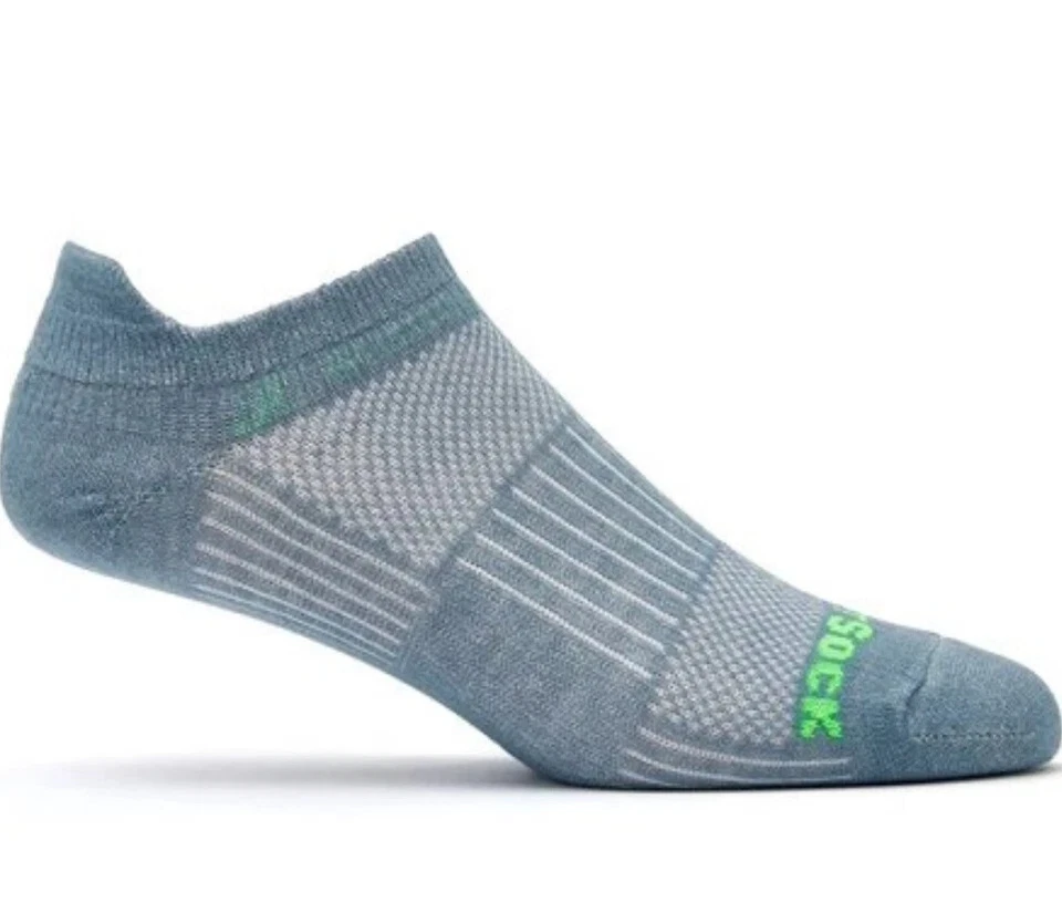 Wrightsock L128730 Women's Steel Grey Coolmesh II 1 Pack Socks Size Small - Image 1 of 1