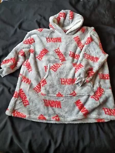 SNUDDIE PRIMARK HOODED FLEECE OVERSIZED PONCHO - BRAND NEW L/XL MARVEL - Picture 1 of 3