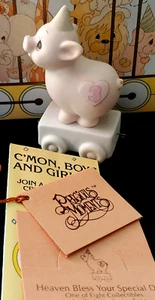 💐 Precious Moments Birthday Train (Three Year Old, Pig) Figurines aged 3 w/ Box - Picture 1 of 8