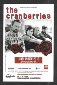 FLYER - THE CRANBERRIES : EN CONCERT LIVE A CLERMONT FERRAND ( FRANCE ) 2012 - Imagen 1 de 3