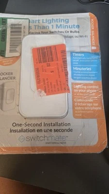 Interruptor de luz inteligente instantáneo Switchmate RSM002W Snap-On Foto 1 de 2