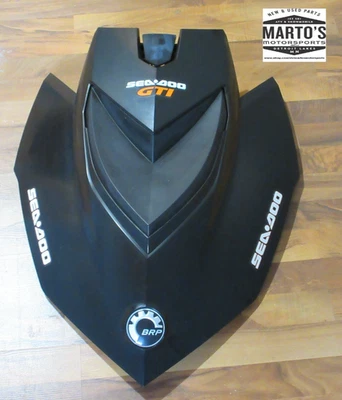 OEM SEA DOO 2012 GTI 130 PWC CUBIERTA DE ALMACENAMIENTO SUPERIOR E INFERIOR CAPÓ Y PESTILLO NEGRO Foto 1 de 4