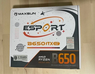 Placa madre Maxsun B650itx Mini-itx Amd Ryzen serie 7000 Pcie 5,0 M.2 Wifi Foto 1 de 3