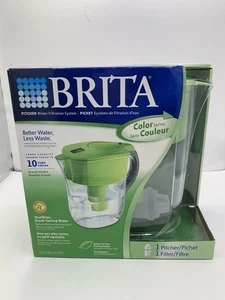 Brita Water Filter Pitcher 10 Cup Green - Picture 1 of 11
