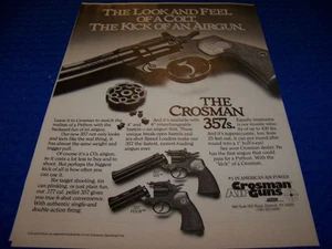 1983 CROSMAN 357 (.177 CAL) "LOOK AND FEEL OF A COLT"..1-PAGE SALES AD (25Q) - Picture 1 of 2