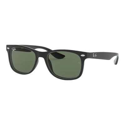 Gafas de sol Ray-Ban Wayfarer RJ9052S para niños negras lentes verdes oscuras 47 mm junior Foto 1 de 4