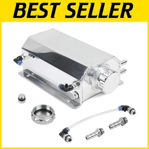 Polished Aluminum 2L Coolant Overflow Tank - Rust-Proof Engine Cooling Essential - Bild 1 von 11