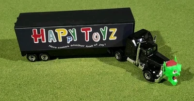 SEMIRREMOLQUE PLATAFORMA Maximum Overdrive Green Goblin 1/87 hecho a medida Foto 1 de 4