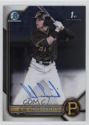2022 Bowman Chrome Prospect Auto Jack Suwinski #CPA-JS Rookie Auto RC - Image 1 of 2