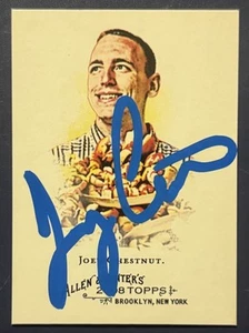Firmado 2008 Topps Allen & Ginter Joey Chestnut RC 109 Hot Dog Champion Automático - Imagen 1 de 2