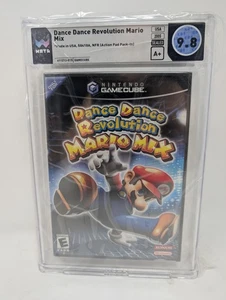 NEW SEALED Dance Dance Revolution Mario Mix Nintendo GameCube WATA 9.8 A+  - Picture 1 of 7
