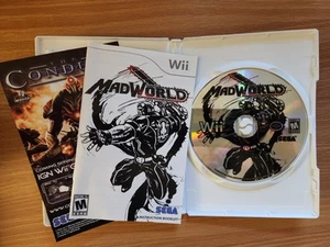 MadWorld for Nintendo Wii, Complete w/ Inserts. Tested & Working! Sega - Picture 1 of 5