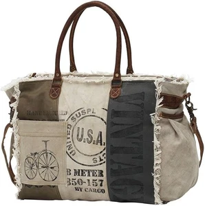 Myra Handbags USA Stamped Weekender Bag S-0751 - Picture 1 of 5