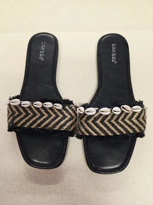 Sandalias de bambú Sea Shell talla 9 Foto 1 de 4