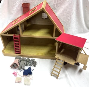 CASA Y CASA DEL ÁRBOL VINTAGE TOMY/ÉPOCA/SYLVANIAN CALICO CRITTERS 1986 - Imagen 1 de 24