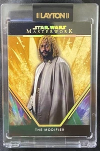 2024 Topps Star Wars Masterwork #45 The Modifier 1/1 GOLD - TRUE 1/1 Base Card - Picture 1 of 2