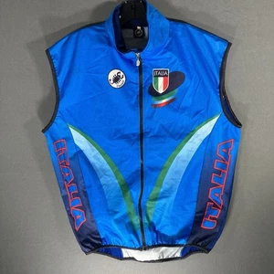 Castelli Sleeveles Cycling Vest Blue Mens Size XL Wind Stopper Gore - Picture 1 of 7