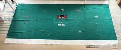 Raro 2011 Serie Mundial de Mesa de Poker Superficie Fieltro Rio Casino Las Vegas WSOP Foto 1 de 4