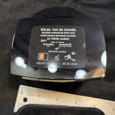 CHANEL SOLEIL TAN 63 TERRE AMBRE New Unused NOS France Bronzing Powder Freeship! - Image 1 of 4