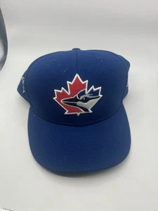 Toronto Blue Jays Hat Cap Fitted Mens 8 Blue MLB Baseball New Era Sports - Picture 1 of 6