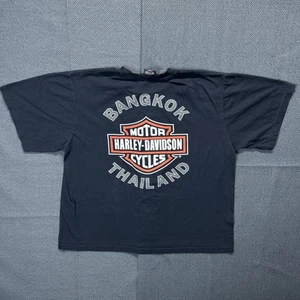 Vintage Harley Davidson Biker Motorcycles T Shirt Size XXL Bangkok Thailand - Picture 1 of 5