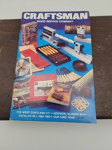 CRAFTSMAN Wood Service Co Catalog Tool Woodworking Parts Accessories Vtg 1982 83 - Picture 1 of 6