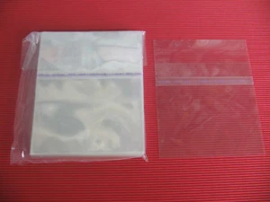 6GT JAPAN 100 RESEALABLE OUTER PLASTIC BAG FOR MINI LP CD - Picture 1 of 3