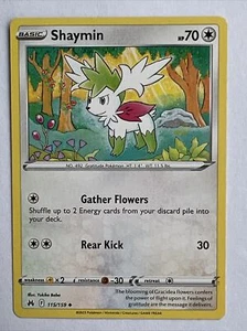 Pokémon TCG Shaymin 115/159 Crown Zenith Regular Uncommon Colorless Unlimited - Picture 1 of 2