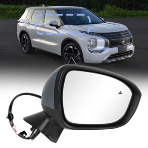 Right Passenger Mirror Assembly Fits 2022-2023 Mitsubishi Outlander W/Camera - Picture 1 of 7