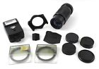 12 Piece Lot Soligor Lens Yashica Flash Cube Cokin Cromofilters with Case Etc.