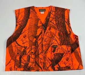Remington Vest Mens 2XL XXL Orange Blaze Camouflage Hunting Realtree Hardwood - Picture 1 of 13