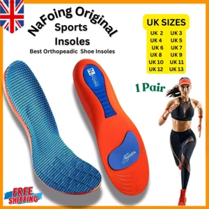 Work Boot Insoles Gel Cushioned – Heavy Duty Shock Absorption Foot Support - Picture 1 of 20