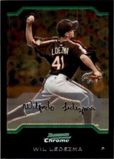 2004 Bowman Chrome Wilfredo Ledezma Baseball Cards #BDP123