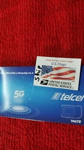 Telcel Chip 5G Łada CDMX MEKSYK MIASTO. PREAKTYWNY. Wysyłka (nieśledzona) - Zdjęcie 1 z 8