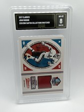 JOHN RIGGINS / #HOF-RI 203-299 2017 CANTON / HALL OF FAME UNIFORM SWATCH