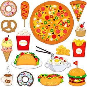 MAYJOYDIY Fast Food Stampi da Taglio in Metallo Hamburger Patatine Fritte Pizza Gelato Die - Foto 1 di 12