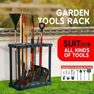 Traderight Garden Farm Shed Garage Tools Storage Rack Handles Organizer Holder - Picture 1 of 12