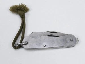 British Army Pocket Knife Taschenmesser Oil the Joints 1989 mit Widmung - Picture 1 of 12