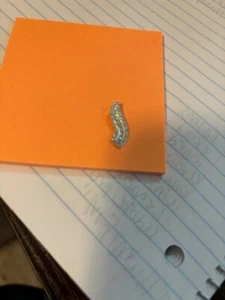 Pendant Only 10k White Gold .10 Carat Diamond Pendant Sparkly Bright Beautiful  - Picture 1 of 3