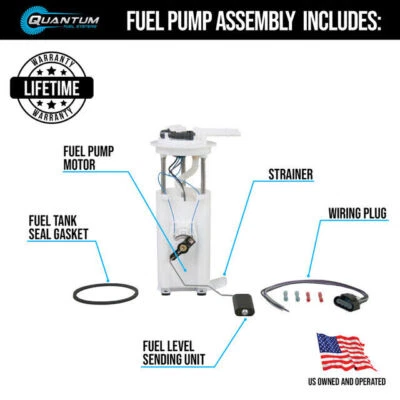 QFS Fuel Pump Module Assembly for Chevrolet Blazer 4.3L 2004-2005 #E3569M - Image 1 of 3