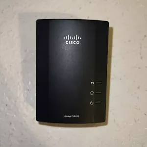Cisco/Linksys Powerline Ethernet Adapter Model PLE400 Black - Picture 1 of 2