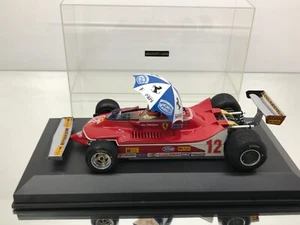 EXOTO 97075 FERRARI 312 T4 F1 USA 1979 #12 VILLENEUVE +UMBRELLA 1:18- GOOD IN SC - Imagen 1 de 16