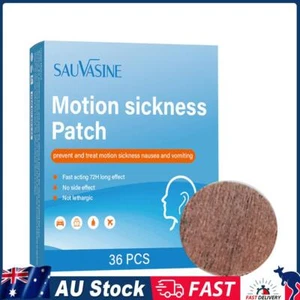 Car Sickness Stickers 36pcs Mini Motion Sickness Patch for Adult Elderly - Picture 1 of 6