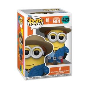 Despicable Me 4 x BTS - V Minion Pop! Figura Vinilo #423 - Imagen 1 de 3