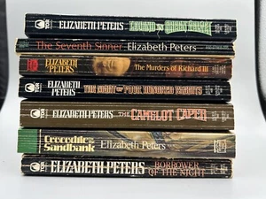 Lot of 7 - Elizabeth Peters Paperback Books Various Titles - Picture 1 of 3