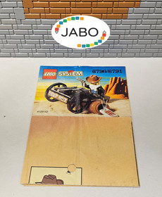 (OK O4/3) Lego Western Building Instructions 6790 6791 Bandit's Wheelgun (Boxed)