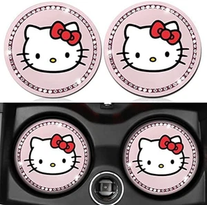 2PCS Bling Car Cup Coaster,Silicone Non-Slip Pads for Cup Holder Car Coasters... - Picture 1 of 12