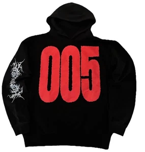 Sudadera con Capucha Homixide Gang L Negra HXG 005 NUEVA *agujero - Imagen 1 de 8